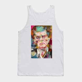 LUDWIG WITTGENSTEIN watercolor portrait .4 Tank Top